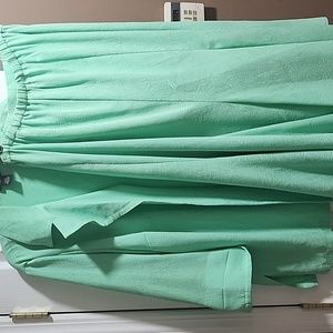 2pc women green suit size 3x
